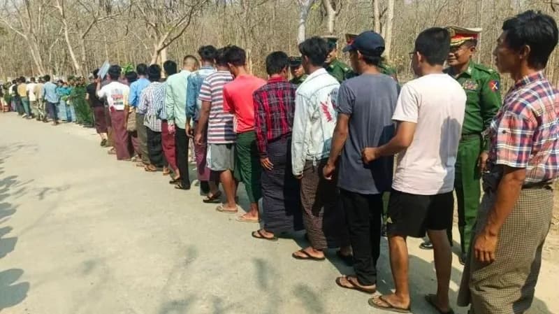 Myanmar’s Military Turns Young Civilians into a Human Supply Line for War
