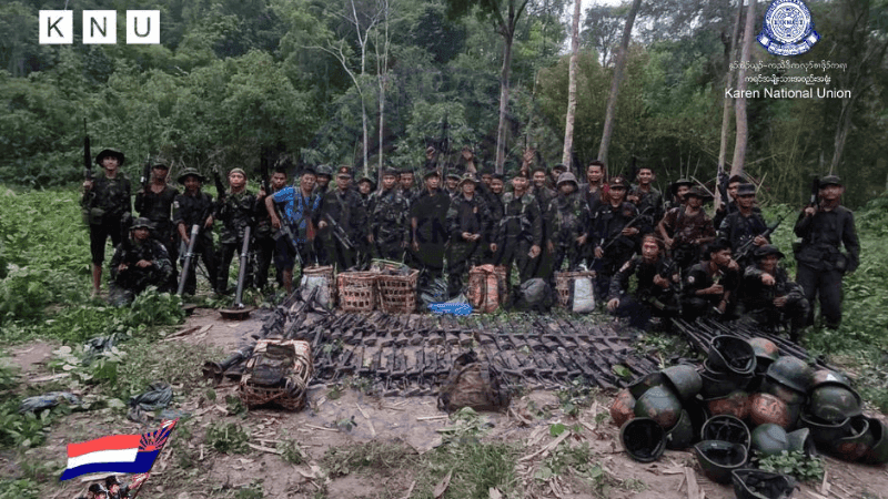 KNU Forces Seize Key Junta Bases Near Thai Border in Escalating Blow to Myanmar Military