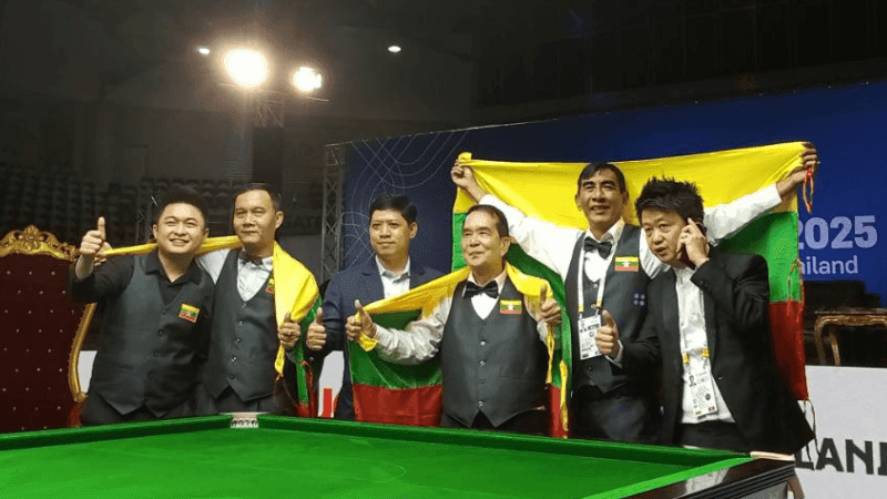 Myanmar Secures Third SEA Games Gold in Billiards